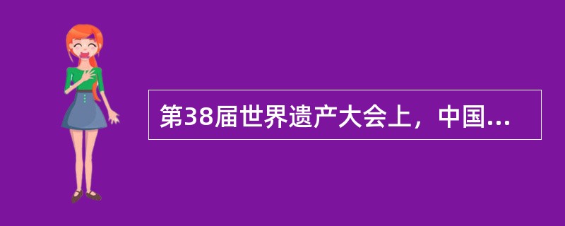 第38届世界遗产大会上，中国大运河项目成功入选世界文化遗产名录，成为我国第46个