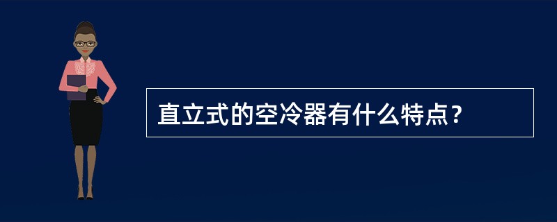直立式的空冷器有什么特点？