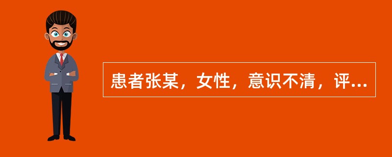 患者张某，女性，意识不清，评估确认患者目前存在以下护理问题，你认为应该首先解决的