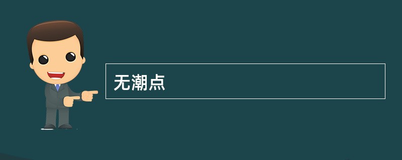 无潮点