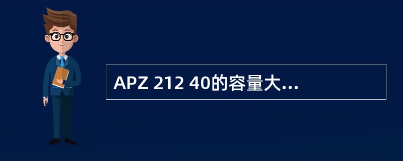 APZ 212 40的容量大约是APZ 212 30的（）