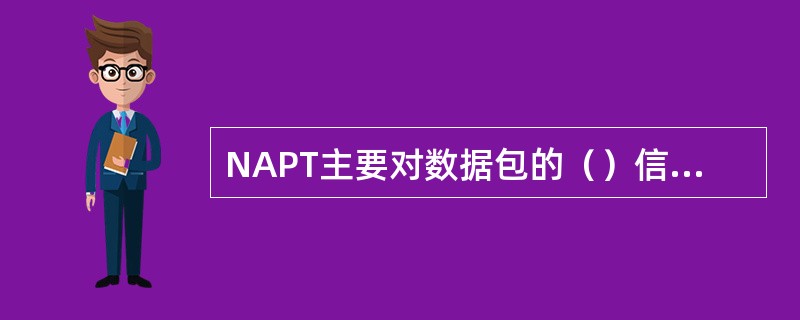 NAPT主要对数据包的（）信息进行转换？