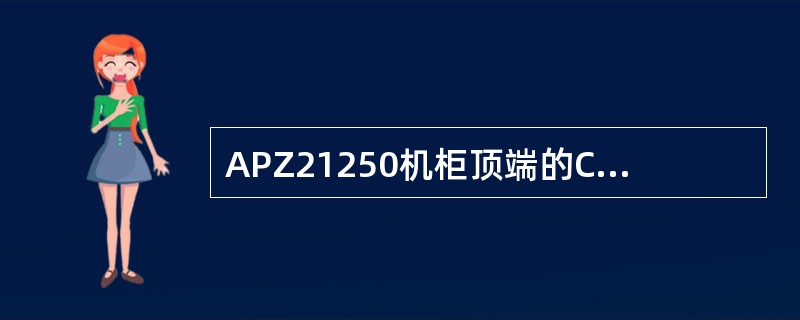 APZ21250机柜顶端的CDU（Central Display Unit）面板