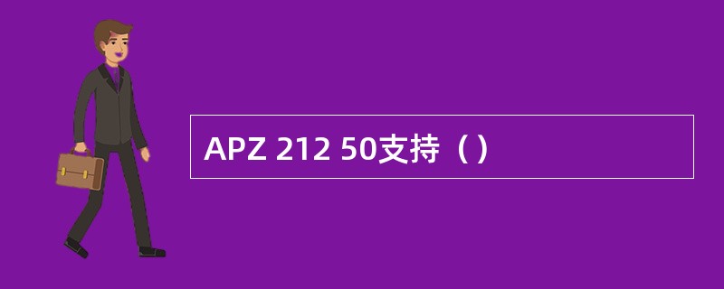 APZ 212 50支持（）