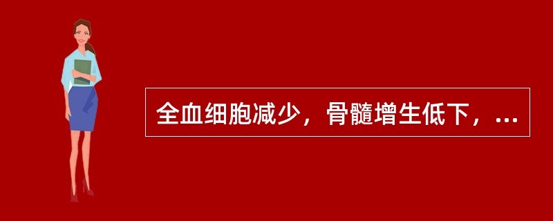 全血细胞减少，骨髓增生低下，造血细胞减少，这样的血象骨髓象不见于下列哪种疾病（）