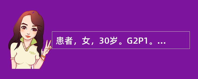 患者，女，30岁。G2P1。既往月经规律，月经量少。身体健康。要求长期采取避孕措