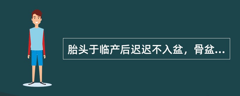 胎头于临产后迟迟不入盆，骨盆外测量径线最有价值的是（）。