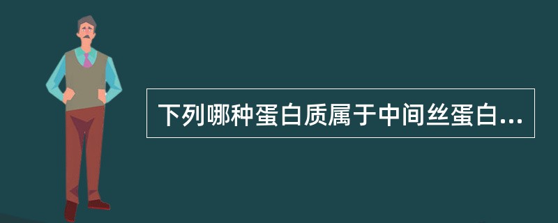 下列哪种蛋白质属于中间丝蛋白（）