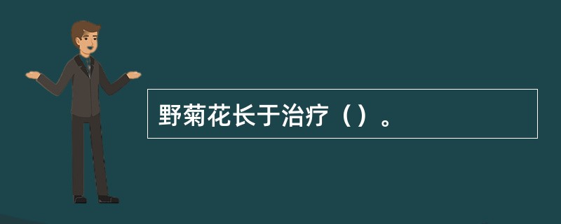 野菊花长于治疗（）。