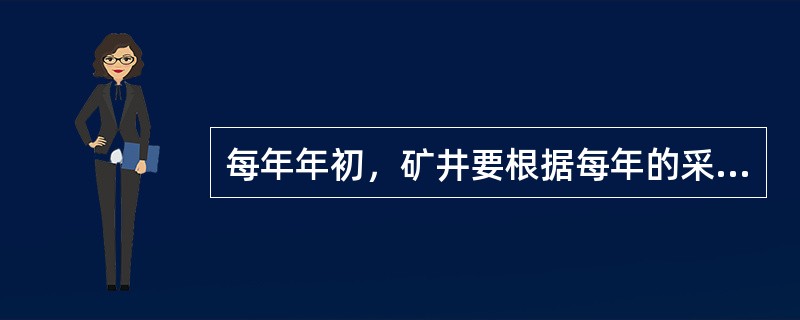 每年年初，矿井要根据每年的采掘接续计划，结合矿井水文地质资料，全面分析水害隐患，