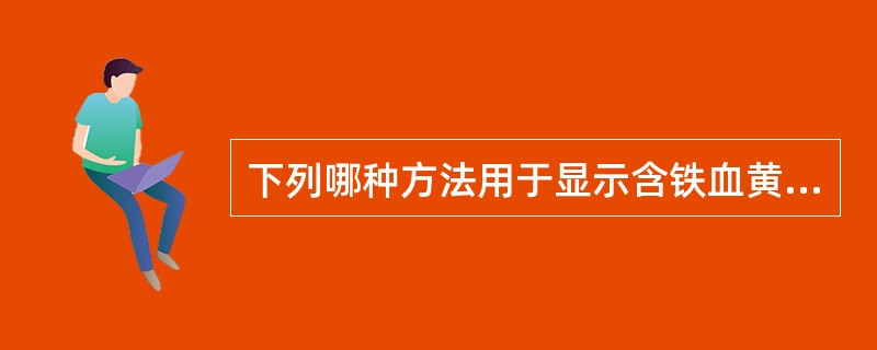 下列哪种方法用于显示含铁血黄素？( )A、过碘酸雪夫染色法B、Lillie硫酸亚