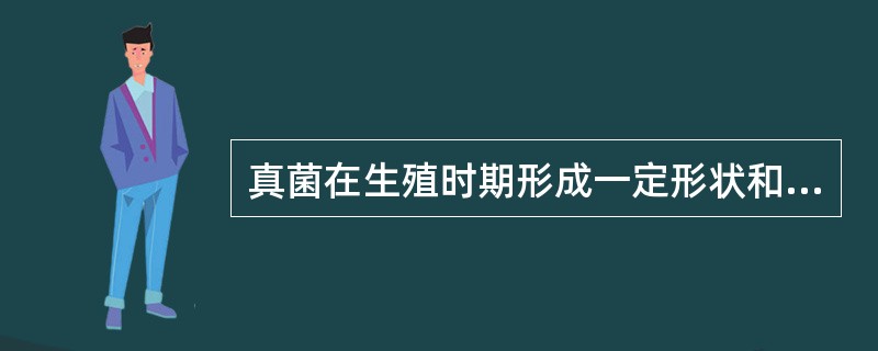 真菌在生殖时期形成一定形状和结构、产生孢子的菌丝体结构，称为 A．菌丝 B．根状