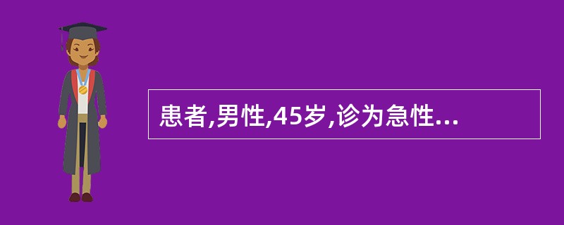 患者,男性,45岁,诊为急性坏死性胰腺炎。入院后出现进行性呼吸困难,面罩吸氧(氧