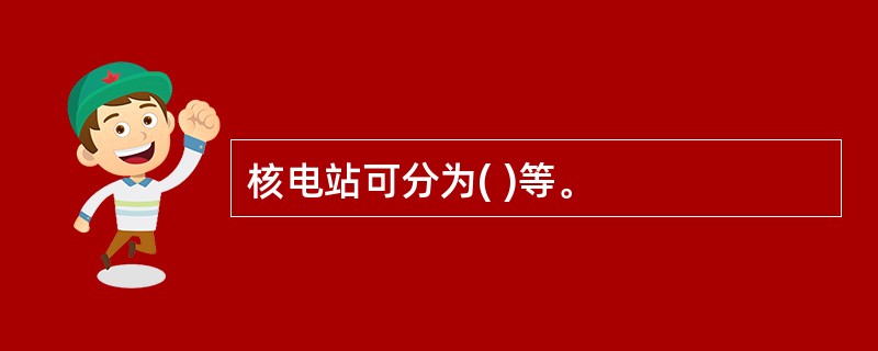 核电站可分为( )等。