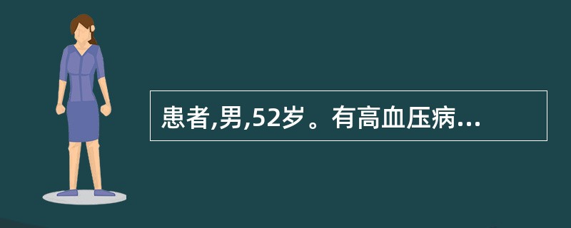 患者,男,52岁。有高血压病史10年。剧烈头痛,恶心呕吐2h,伴气急,视物模糊。