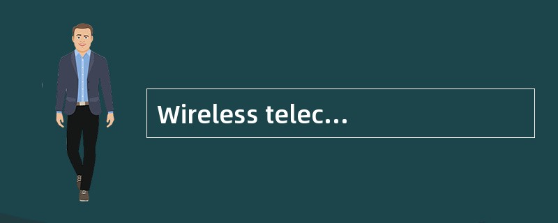 Wireless telecommunications networks are