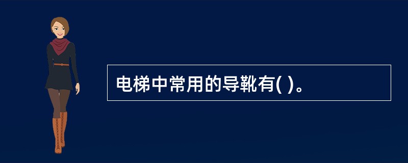 电梯中常用的导靴有( )。