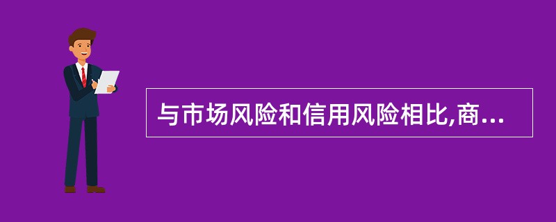 与市场风险和信用风险相比,商业银行的操作风险具有( )。 A 特殊性、非盈利性和