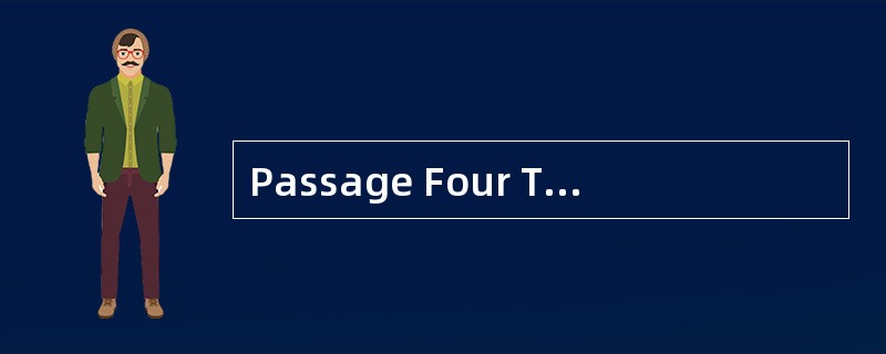 Passage Four The atmosphere and oceans a