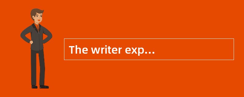 The writer explains the boiling water by