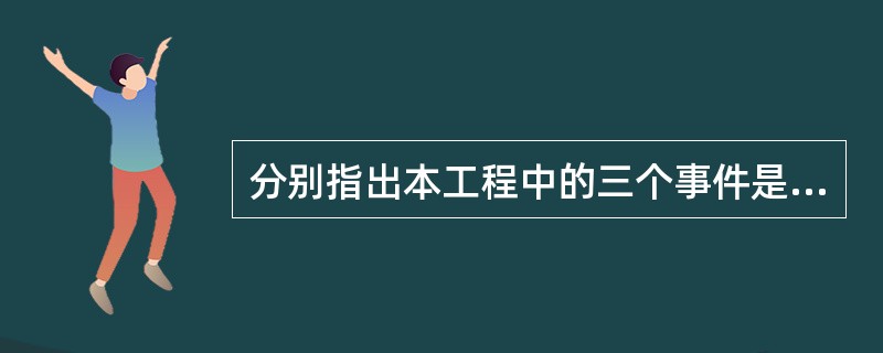 分别指出本工程中的三个事件是否可以向建设单位提出索赔要求并简要说明理由,计算本工