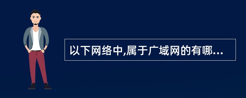 以下网络中,属于广域网的有哪些?( )Ⅰ.以太总线网(Ethernet) Ⅱ.光