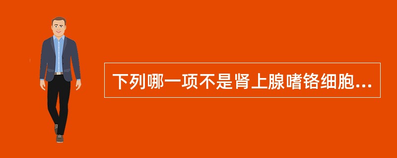 下列哪一项不是肾上腺嗜铬细胞瘤的CT特点（）