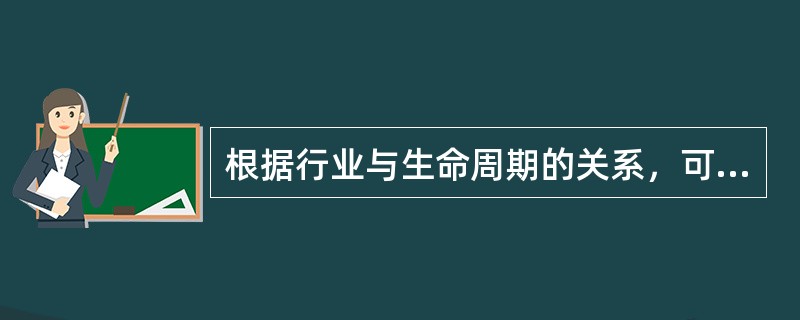 根据行业与生命周期的关系，可以将行业分为以下几类（）