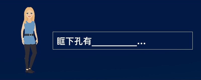 眶下孔有__________通过，切牙孔有______通过，腭大孔有______