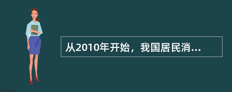 从2010年开始，我国居民消费价格指数(CPI)涨幅呈现逐月逐季加快趋势，201