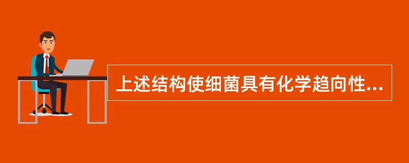 上述结构使细菌具有化学趋向性的为（）