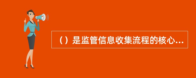 （）是监管信息收集流程的核心环节，是信息准确性、及时性和完整性的重要保证。