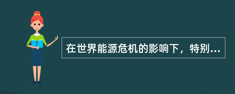 在世界能源危机的影响下，特别是在农村、牧区、海岛等地方对电力迫切需求的推动下，我