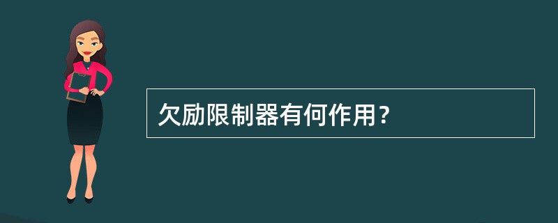 欠励限制器有何作用？