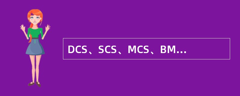 DCS、SCS、MCS、BMS、FSSS、DAS、TSl、DEH、CCS这些英文