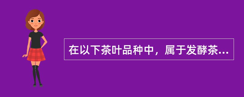 在以下茶叶品种中，属于发酵茶类的是（）