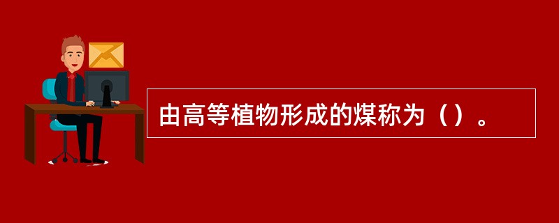 由高等植物形成的煤称为（）。
