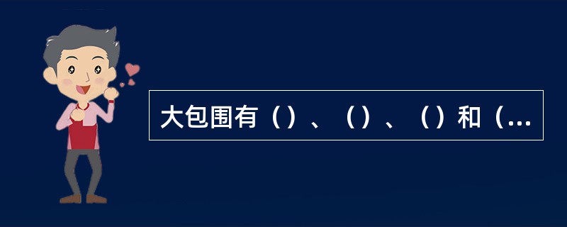 大包围有（）、（）、（）和（）组成。