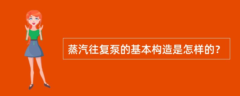 蒸汽往复泵的基本构造是怎样的？