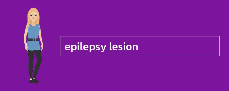 epilepsy lesion