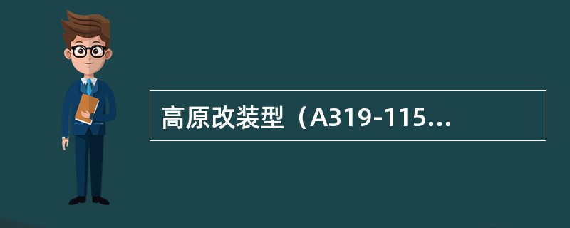 高原改装型（A319-115、A319-133）旅客的氧气系统选装在（）内六个氧