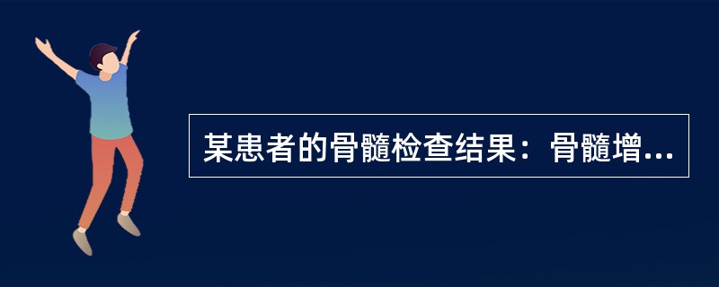 某患者的骨髓检查结果：骨髓增生极度活跃，原始细胞占30%，POX（+），NAP积