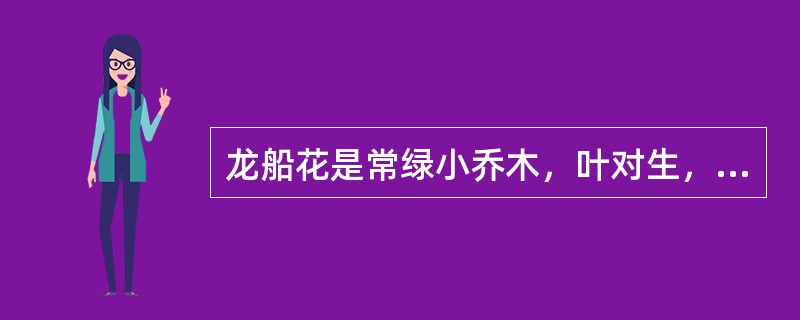 龙船花是常绿小乔木，叶对生，夏季季开花。