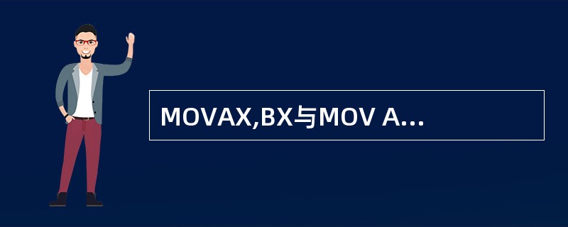 MOVAX,BX与MOV AX,OFFFH的执行速度比较结果是( )。