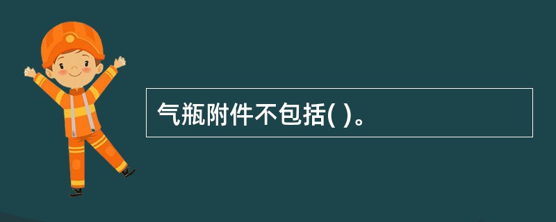 气瓶附件不包括( )。