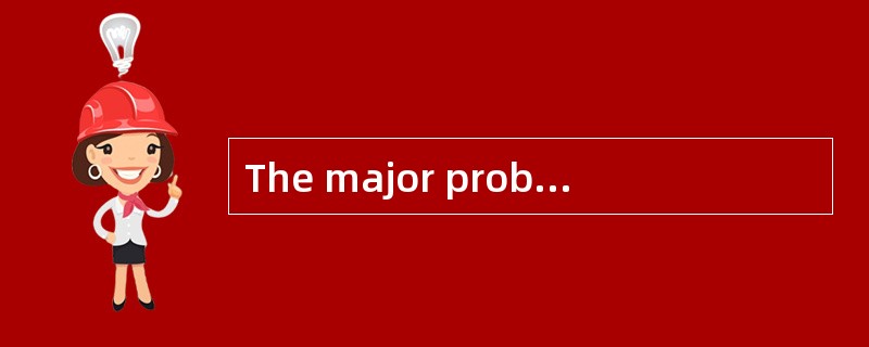 The major problem with E£­mail is that i
