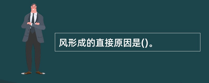 风形成的直接原因是()。