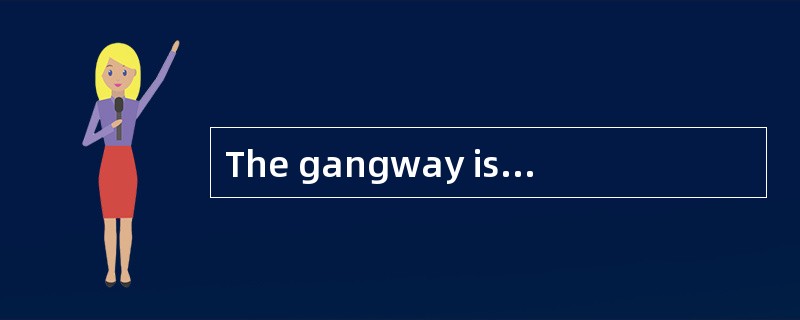 The gangway is going to hit the ___ (系缆桩