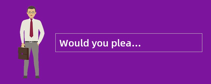 Would you please ____ the mooring lines