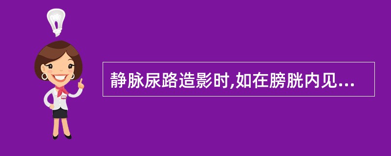 静脉尿路造影时,如在膀胱内见一充盈缺损,应考虑哪些疾病( )